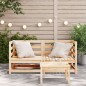 vidaXL Sofás esquineros de jardín 2 uds madera maciza pino 70x70x67 cm vidaXL Sofás esquineros de jardín 2 uds madera maciza pino 70x70x67 cm