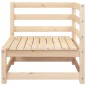 vidaXL Sofás esquineros de jardín 2 uds madera maciza pino 70x70x67 cm vidaXL Sofás esquineros de jardín 2 uds madera maciza pino 70x70x67 cm