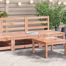 vidaXL Sofás jardín sin reposabrazos 2 uds madera Douglas 70x70x67 cm