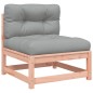 vidaXL Sofá jardín sin reposabrazos con cojines madera maciza Douglas vidaXL Sofá jardín sin reposabrazos con cojines madera maciza Douglas