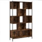 vidaXL Estantería madera de ingeniería roble ahumado 102x28x172 cm vidaXL Estantería madera de ingeniería roble ahumado 102x28x172 cm