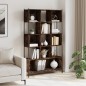 vidaXL Estantería madera de ingeniería roble ahumado 102x28x172 cm vidaXL Estantería madera de ingeniería roble ahumado 102x28x172 cm