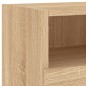 vidaXL Muebles de TV de pared 5 pzas madera de ingeniería roble Sonoma vidaXL Muebles de TV de pared 5 pzas madera de ingeniería roble Sonoma