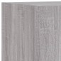 vidaXL Muebles de TV de pared con luces LED 4 piezas gris Sonoma vidaXL Muebles de TV de pared con luces LED 4 piezas gris Sonoma