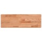 vidaXL Estante de pared madera maciza de haya 60x20x1,5 cm vidaXL Estante de pared madera maciza de haya 60x20x1,5 cm