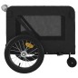vidaXL Remolque de bicicleta mascotas hierro tela Oxford negro vidaXL Remolque de bicicleta mascotas hierro tela Oxford negro