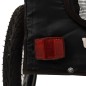 vidaXL Remolque de bicicleta mascotas hierro tela Oxford negro vidaXL Remolque de bicicleta mascotas hierro tela Oxford negro