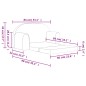 vidaXL Sofá cama de niños 2 plazas felpa suave gris antracita vidaXL Sofá cama de niños 2 plazas felpa suave gris antracita