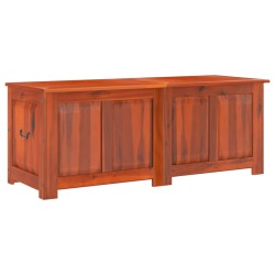 vidaXL Baúl de almacenamiento con tapa madera maciza de acacia marrón