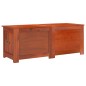 vidaXL Baúl de almacenamiento con tapa madera maciza de acacia marrón