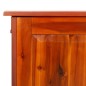 vidaXL Baúl de almacenamiento con tapa madera maciza de acacia marrón