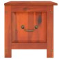 vidaXL Baúl de almacenamiento con tapa madera maciza de acacia marrón vidaXL Baúl de almacenamiento con tapa madera maciza de acacia marrón