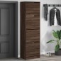 vidaXL Mueble zapatero 4 cajones abatibles marrón roble 60x42x204 cm vidaXL Mueble zapatero 4 cajones abatibles marrón roble 60x42x204 cm