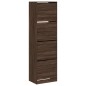 vidaXL Mueble zapatero 4 cajones abatibles marrón roble 60x42x204 cm vidaXL Mueble zapatero 4 cajones abatibles marrón roble 60x42x204 cm