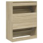 vidaXL Mueble zapatero 2 cajones abatibles roble Sonoma 80x42x108 cm vidaXL Mueble zapatero 2 cajones abatibles roble Sonoma 80x42x108 cm