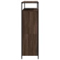 vidaXL Mueble zapatero 4 cajones abatibles marrón roble 100x34x112 cm vidaXL Mueble zapatero 4 cajones abatibles marrón roble 100x34x112 cm