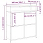 vidaXL Mueble zapatero 4 cajones abatibles marrón roble 100x34x112 cm vidaXL Mueble zapatero 4 cajones abatibles marrón roble 100x34x112 cm