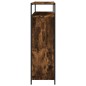 vidaXL Mueble zapatero 4 cajones abatibles roble ahumado 100x34x112 cm vidaXL Mueble zapatero 4 cajones abatibles roble ahumado 100x34x112 cm