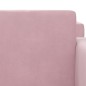 vidaXL Sofá cama para niños de 2 plazas felpa suave rosa vidaXL Sofá cama para niños de 2 plazas felpa suave rosa