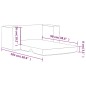 vidaXL Sofá cama para niños de 2 plazas felpa suave rosa vidaXL Sofá cama para niños de 2 plazas felpa suave rosa