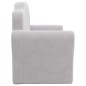 vidaXL Sofá para niños de 2 plazas felpa suave gris claro vidaXL Sofá para niños de 2 plazas felpa suave gris claro