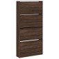vidaXL Mueble zapatero 4 cajones abatibles marrón roble 80x21x163,5 cm vidaXL Mueble zapatero 4 cajones abatibles marrón roble 80x21x163,5 cm