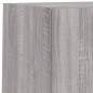 vidaXL Muebles TV pared con LED 4 pzas madera ingeniería gris Sonoma vidaXL Muebles TV pared con LED 4 pzas madera ingeniería gris Sonoma