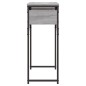 vidaXL Mesa consola estante madera ingeniería Sonoma gris 75x30x75 cm vidaXL Mesa consola estante madera ingeniería Sonoma gris 75x30x75 cm