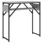 vidaXL Mesa consola estante madera ingeniería Sonoma gris 75x30x75 cm vidaXL Mesa consola estante madera ingeniería Sonoma gris 75x30x75 cm