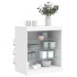 vidaXL Aparador con luces LED blanco 60,5x37x67 cm vidaXL Aparador con luces LED blanco 60,5x37x67 cm