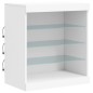 vidaXL Aparador con luces LED blanco 60,5x37x67 cm vidaXL Aparador con luces LED blanco 60,5x37x67 cm