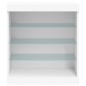 vidaXL Aparador con luces LED blanco 60,5x37x67 cm vidaXL Aparador con luces LED blanco 60,5x37x67 cm