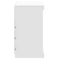 vidaXL Aparador con luces LED blanco 60,5x37x67 cm vidaXL Aparador con luces LED blanco 60,5x37x67 cm