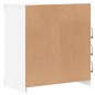 vidaXL Aparador con luces LED blanco 60,5x37x67 cm vidaXL Aparador con luces LED blanco 60,5x37x67 cm