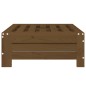 vidaXL Cubierta para base de sombrilla madera maciza pino marrón miel