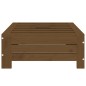 vidaXL Cubierta para base de sombrilla madera maciza pino marrón miel