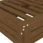 vidaXL Cubierta para base de sombrilla madera maciza pino marrón miel