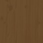 vidaXL Cubierta para base de sombrilla madera maciza pino marrón miel