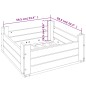 vidaXL Cubierta para base de sombrilla madera maciza pino marrón miel