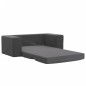vidaXL Sofá cama de niños 2 plazas felpa suave gris antracita vidaXL Sofá cama de niños 2 plazas felpa suave gris antracita