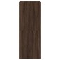 vidaXL Mueble zapatero 2 cajones abatibles marrón roble 60x42x108 cm vidaXL Mueble zapatero 2 cajones abatibles marrón roble 60x42x108 cm
