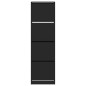vidaXL Mueble zapatero con 4 cajones abatibles negro 60x42x204 cm vidaXL Mueble zapatero con 4 cajones abatibles negro 60x42x204 cm