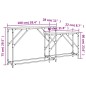 vidaXL Mesas consolas apilables 2 unidades madera de ingeniería negro vidaXL Mesas consolas apilables 2 unidades madera de ingeniería negro