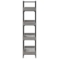 vidaXL Librería de 4 estantes madera gris Sonoma 100x33x145,5 cm