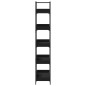 vidaXL Librería 5 estantes madera de ingeniería negro 100x33x180,5 cm vidaXL Librería 5 estantes madera de ingeniería negro 100x33x180,5 cm