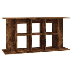 vidaXL Soporte de acuario madera ingeniería roble ahumado 120x40x60 cm