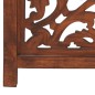 vidaXL Biombo 3 paneles tallado a mano madera mango marrón 120x165 cm vidaXL Biombo 3 paneles tallado a mano madera mango marrón 120x165 cm
