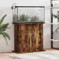 vidaXL Soporte de acuario madera ingeniería roble ahumado 81x36x73 cm vidaXL Soporte de acuario madera ingeniería roble ahumado 81x36x73 cm
