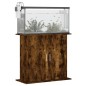 vidaXL Soporte de acuario madera ingeniería roble ahumado 81x36x73 cm vidaXL Soporte de acuario madera ingeniería roble ahumado 81x36x73 cm
