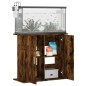 vidaXL Soporte de acuario madera ingeniería roble ahumado 81x36x73 cm vidaXL Soporte de acuario madera ingeniería roble ahumado 81x36x73 cm